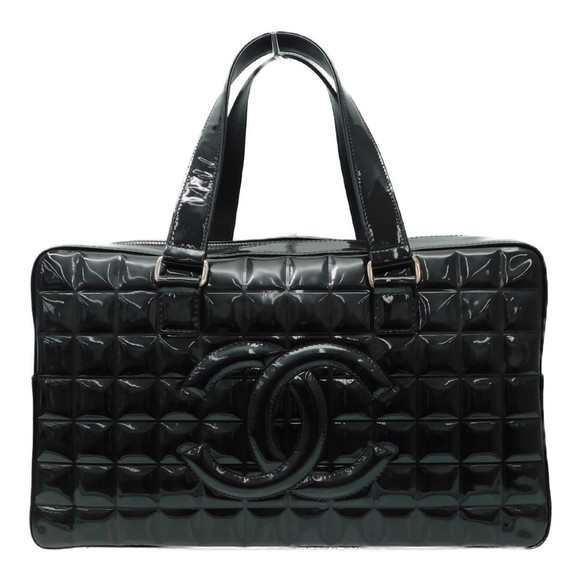 CHANEL | Bags | Chanel Chocolate Bar Enamel Handbag Silver